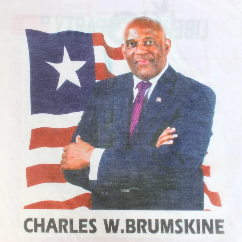 
cheap white plain 120 grams polyester t shirt for election 