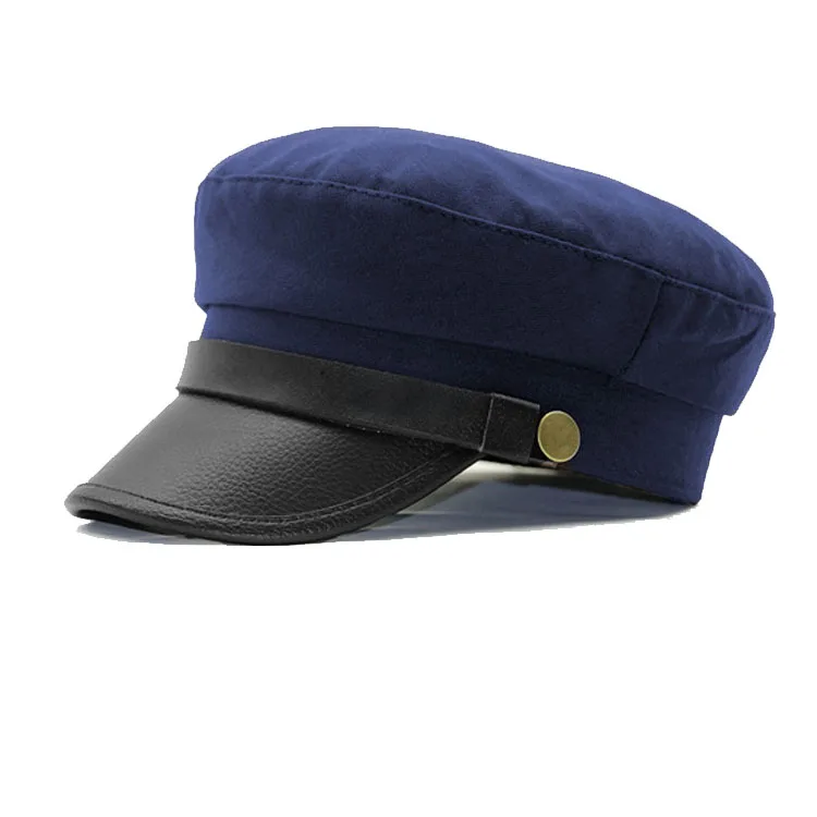 Custom Navy Blue Sailor Captain Hat cappello capitano