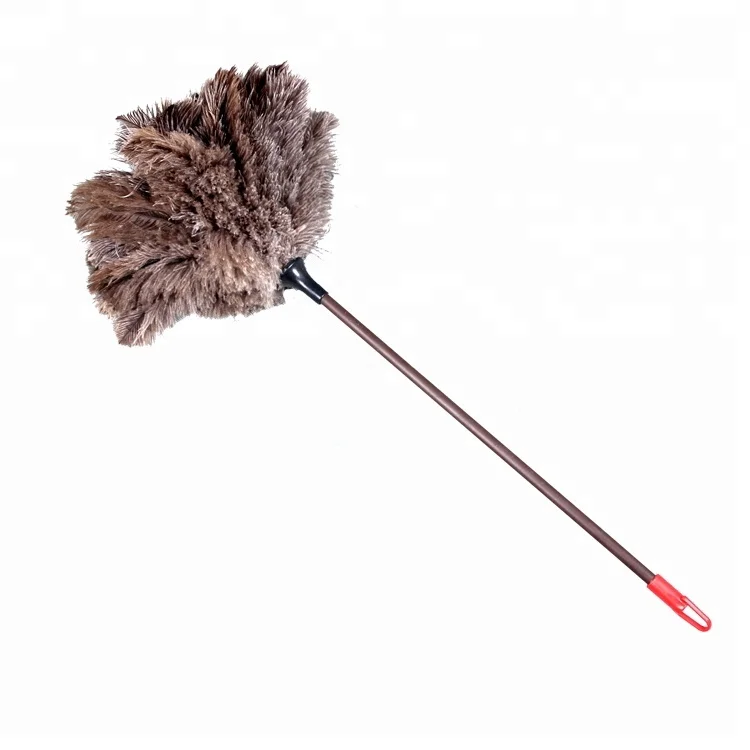 Деревянная ручка Cobweb Duster Magic Ostrich Feather Duster для очистки