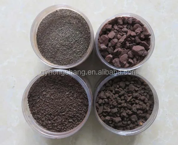 lowest price green manganese sand for removal iron manganese