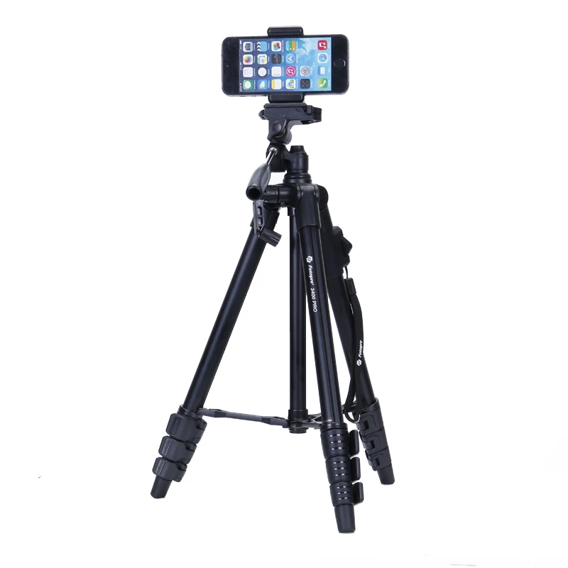 
FOTOPRO Professional Fluid Head Photography Camcorder Portable Phone Tripod for Camera Dslr 