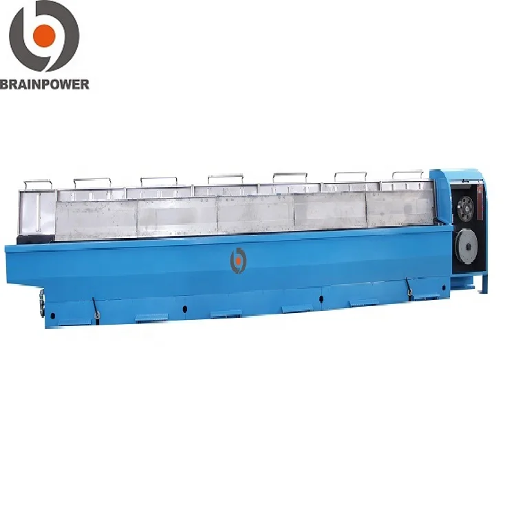 
copper rod breakdown machine with annealer 