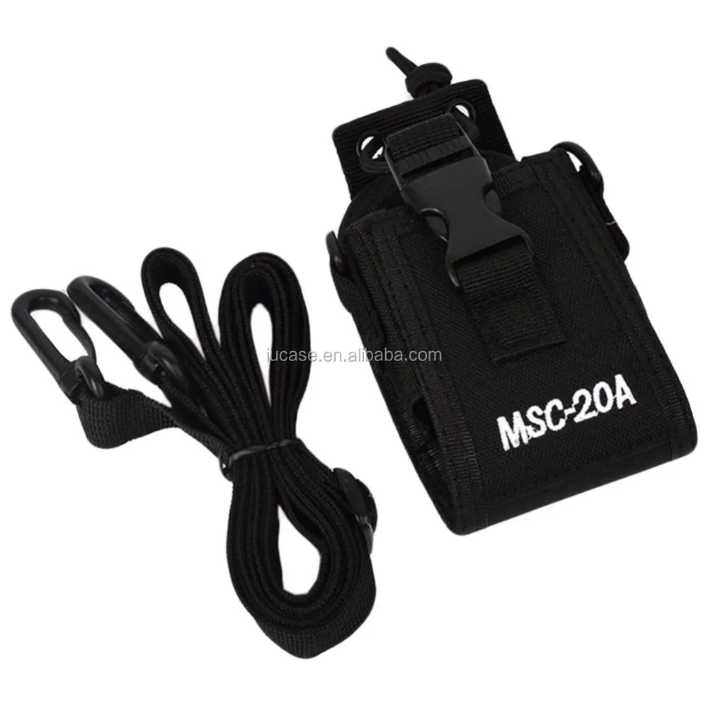 Casepert 3 in1 Multi-function Nylon Radio Holder with belt for Kenwood/Baofeng/Motorola/Yaesu Two Way Radio Walkie Talkie