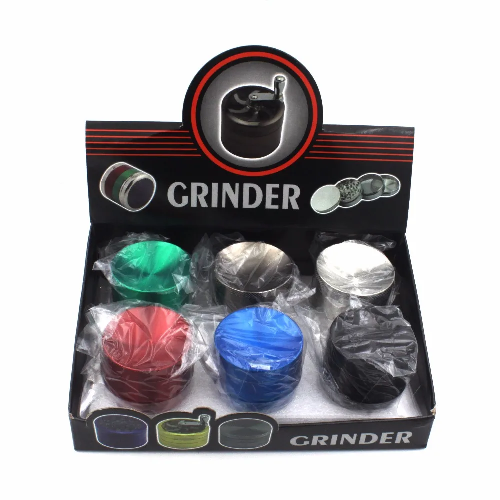 High Quality Logo Custom Home Hand Concave Top  Grinders  Spice Crusher