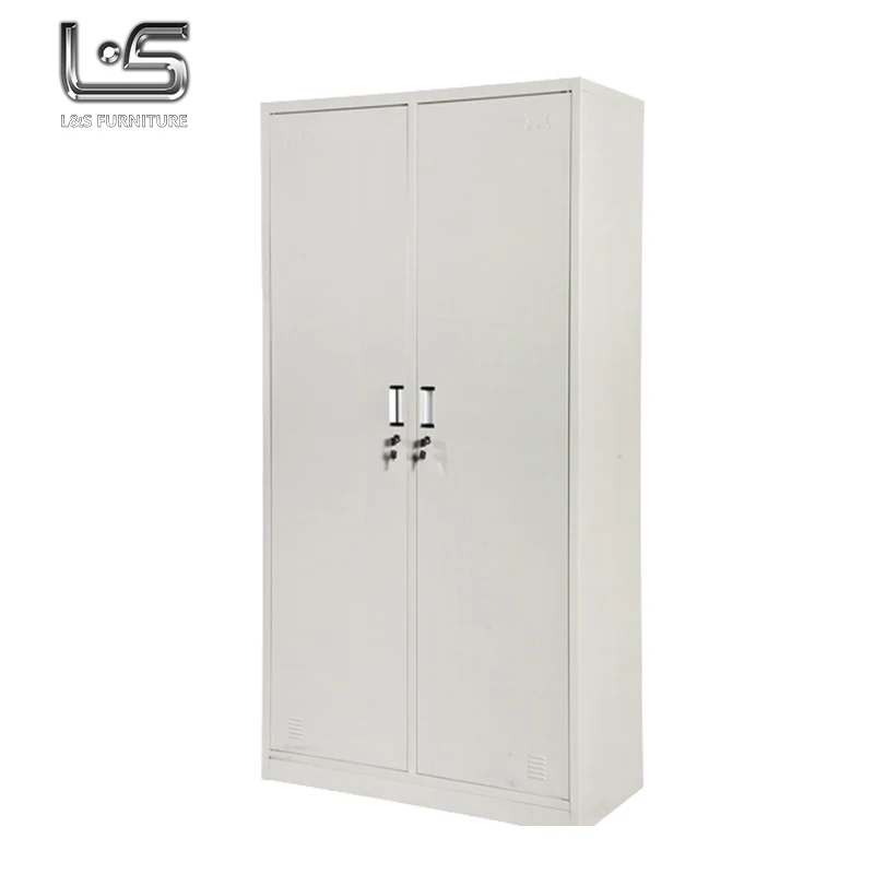 2017 latest desirable 2 door clothing steel locker wardrobe in alibaba