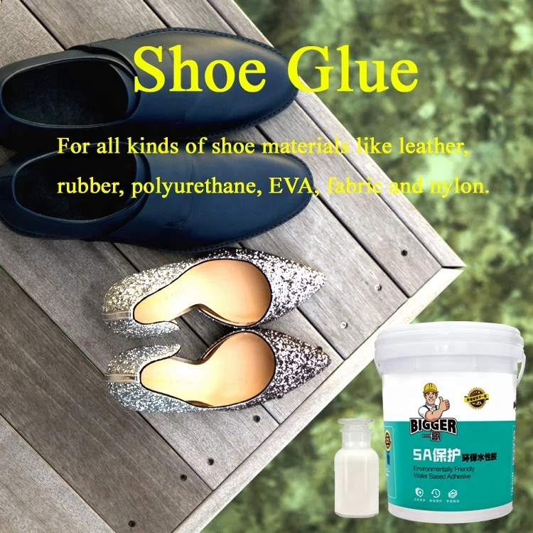 Water based glue polyurethane emulsion adhesive for shoes material