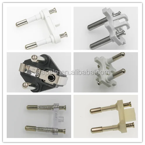 IT-106 italy plug insert 5.0MM 16A 3-pin,3-pole,3-prong Semi-insulated for adapter