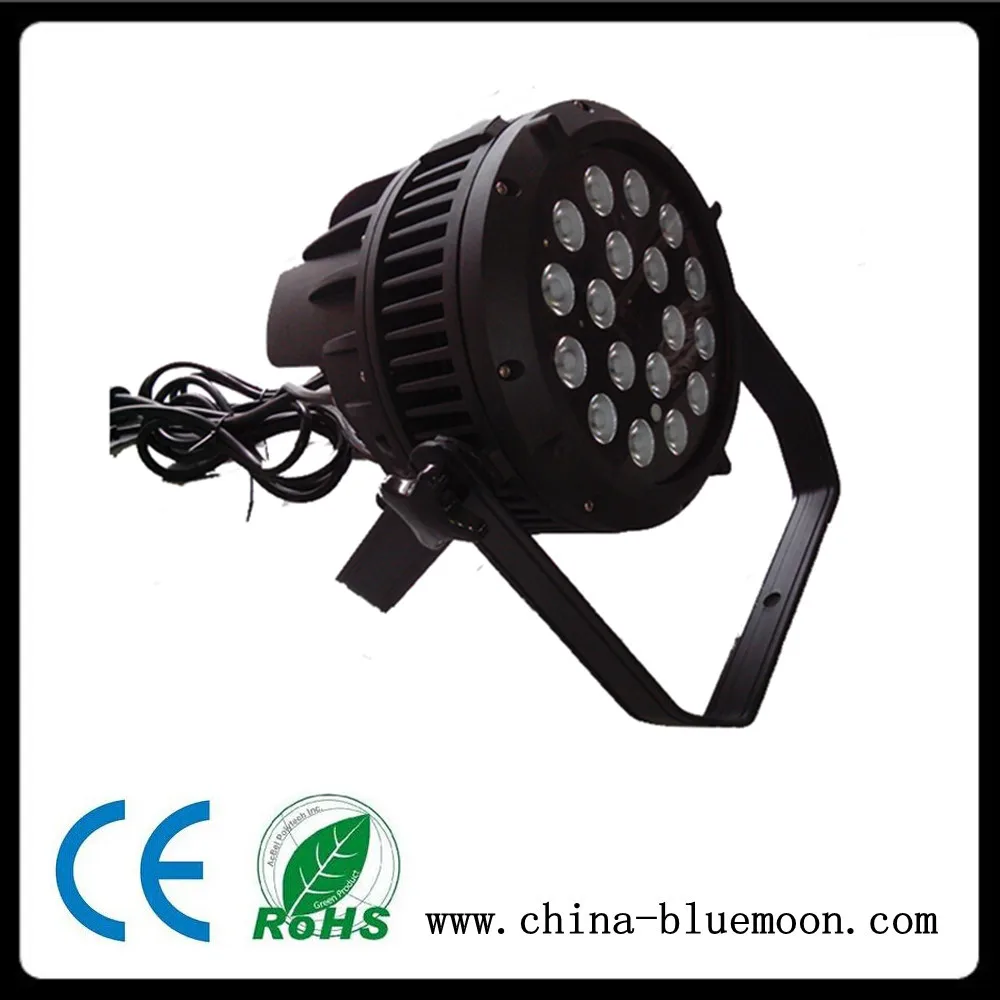 Waterproof Led Par Light 10w 18pcs Par Can RGBW IP65