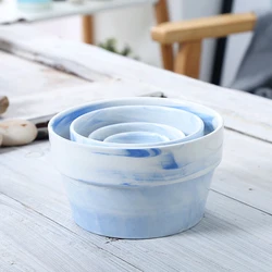 Round 2' 3' 4' 6' ceramic flower pot plant pots vase planter