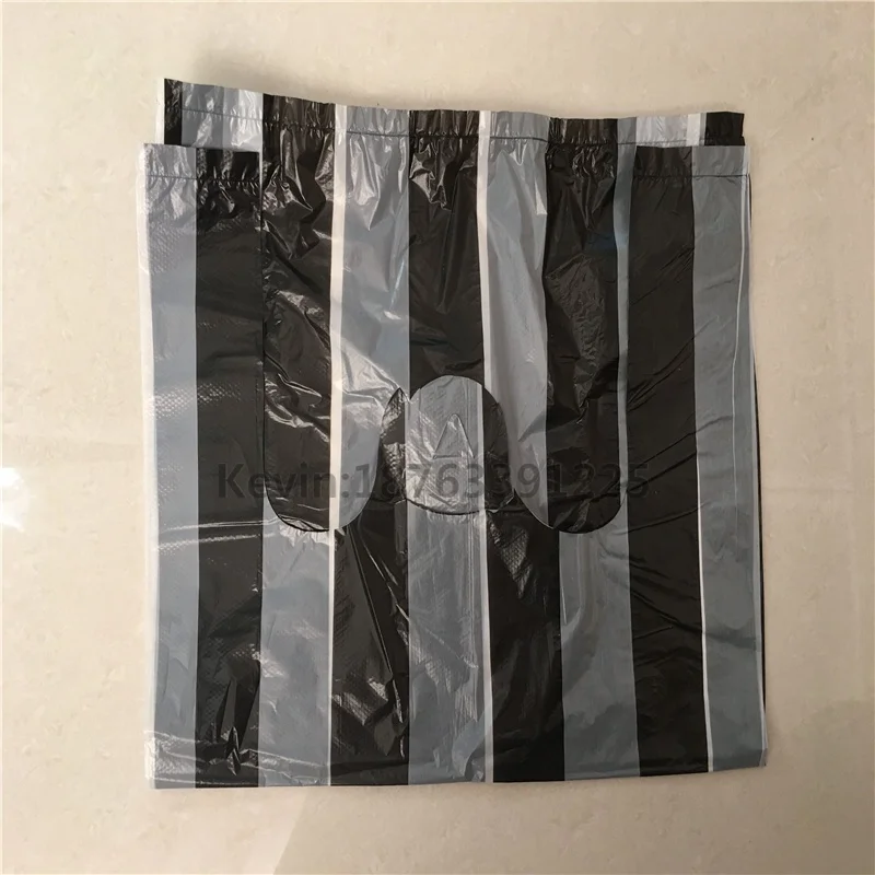 yellow color and blue color HDPE plastic garbage bags for africa market