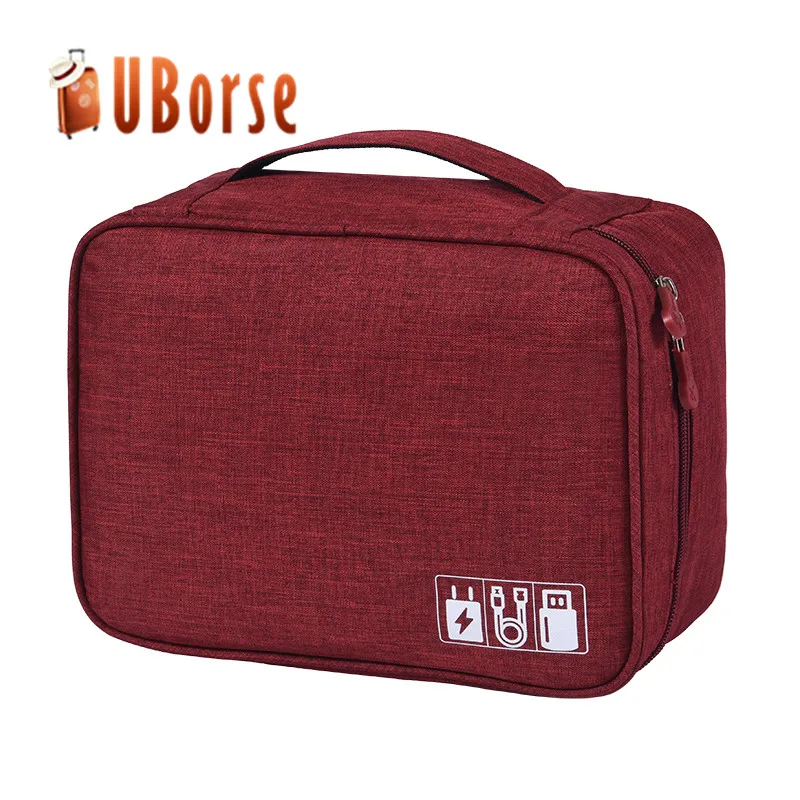 
New multi-function travel digital storage organizer bag for data cable hard disk power bank 
