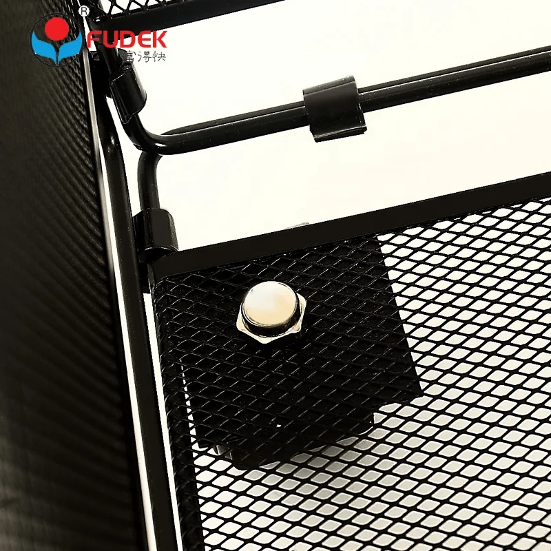 Vertical metal wall certificate office mesh stand wire hanging a4 a5 size expanding plastic pp magazine organizer file holder