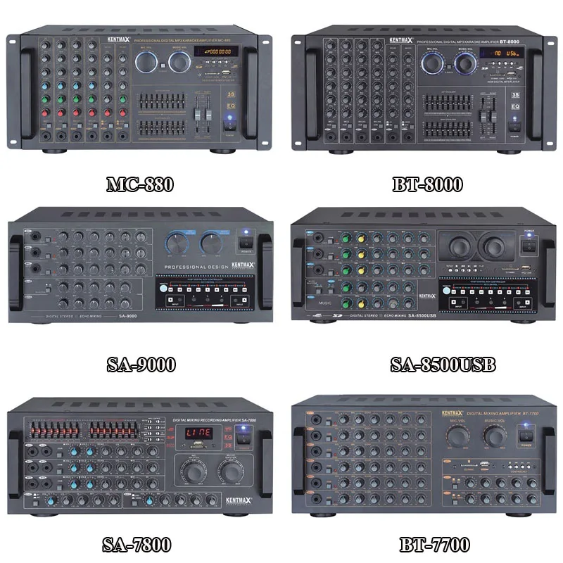 120W USB SD 220V DSP Amp Audio Karaoke Amplifier Power Supplier