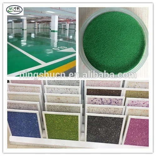 Decorative Flooring Quartz Granules Aggregate In Uniform Shape and Size