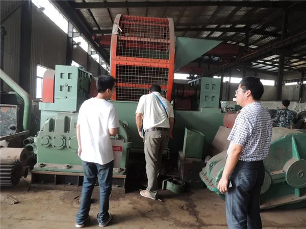 automatic used tyre recycling machine whole tyre shredder