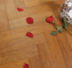 Herringbone Design Carbonized Bamboo Flooring