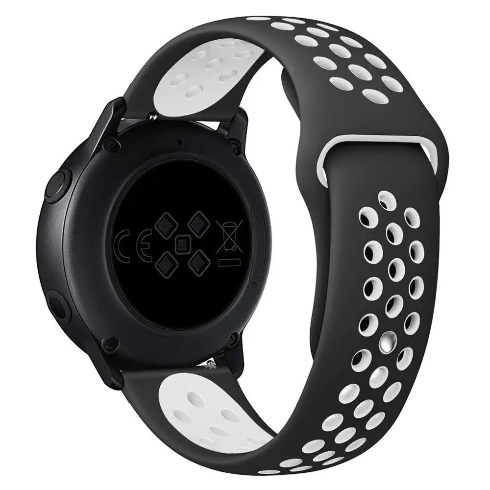  Ремешок силиконовый для мужчин и женщин сменный спортивный браслет Samsung Galaxy Watch 40 мм/42 мм