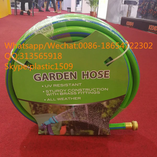 American Market High Duty PVC Garden Hose with Brass Fittings for Garden Irrigation