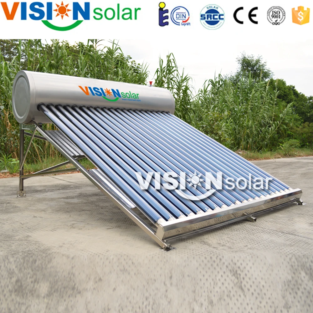 Alibaba trade assurance solar powered heaters full stainless steel water heater