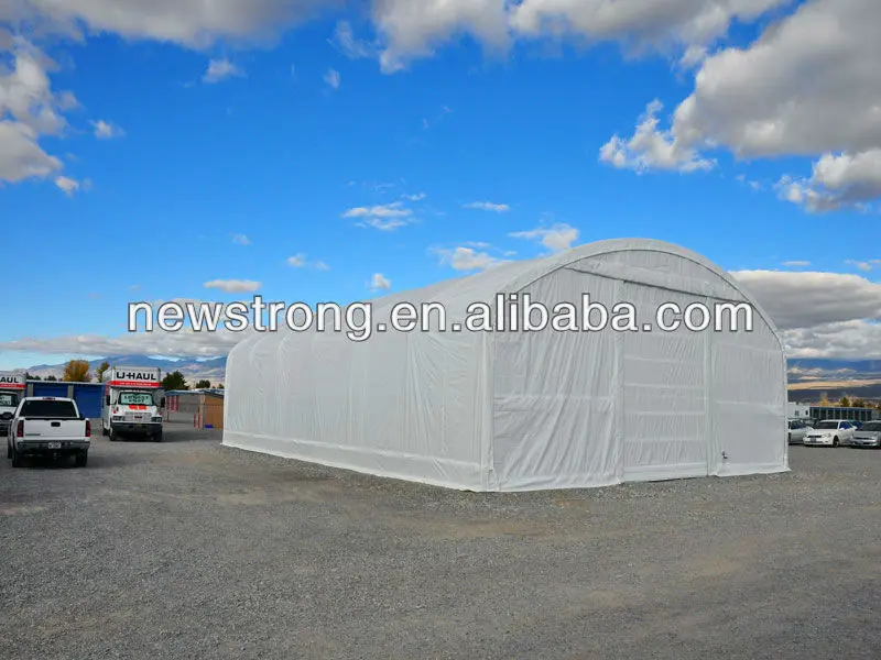 Galvanized Trussed Steel Frame Prefab Warehouse