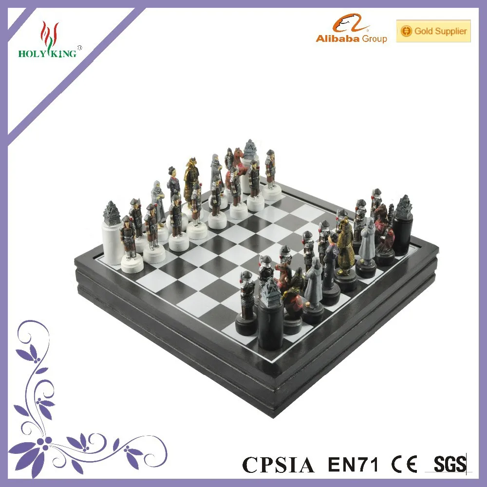 Высококачественный набор шахматных фигур из смолы