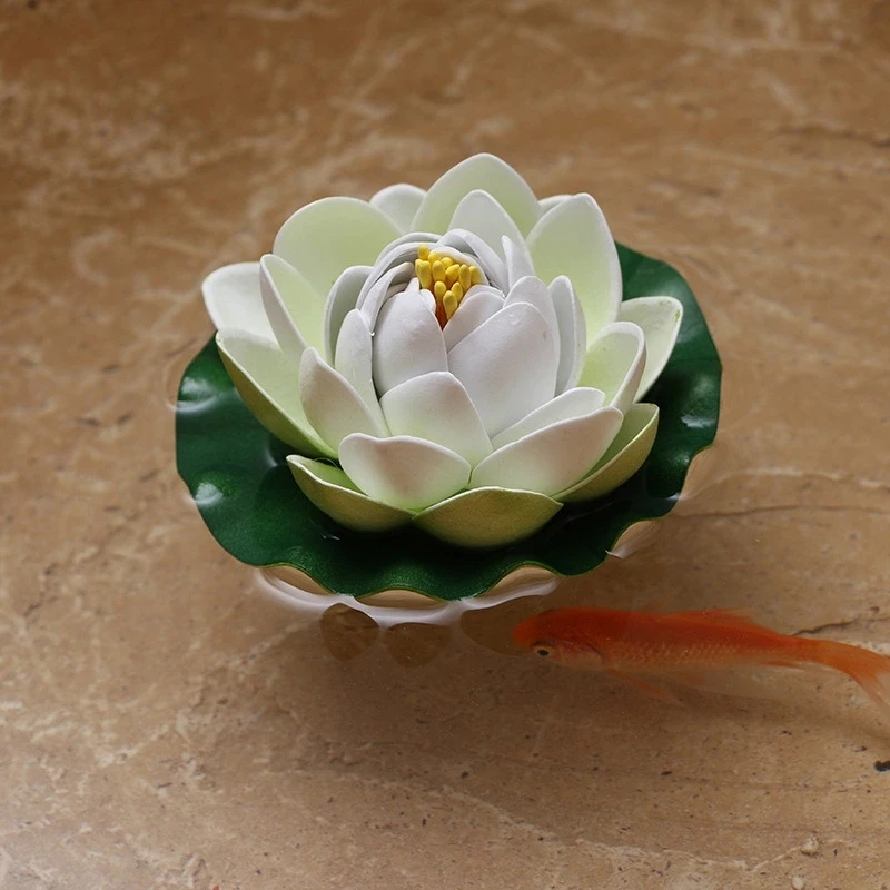 Floating Flower-Herxuhouse Floating Pond Decor Water Flower Foam Artificial Lotus for Home & Party Decoration & Holiday Celebret