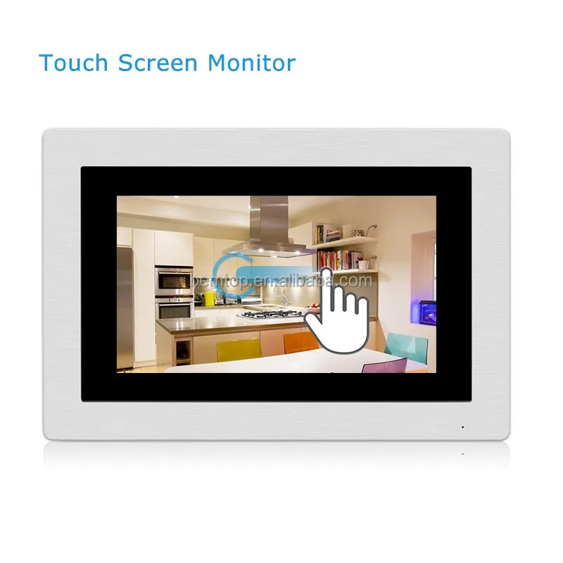 
Code/RFID Card/Indoor Monitor Unlock and Mobile APP Remote Access Multi Apartment Video Door Phone Intercom System for Building 