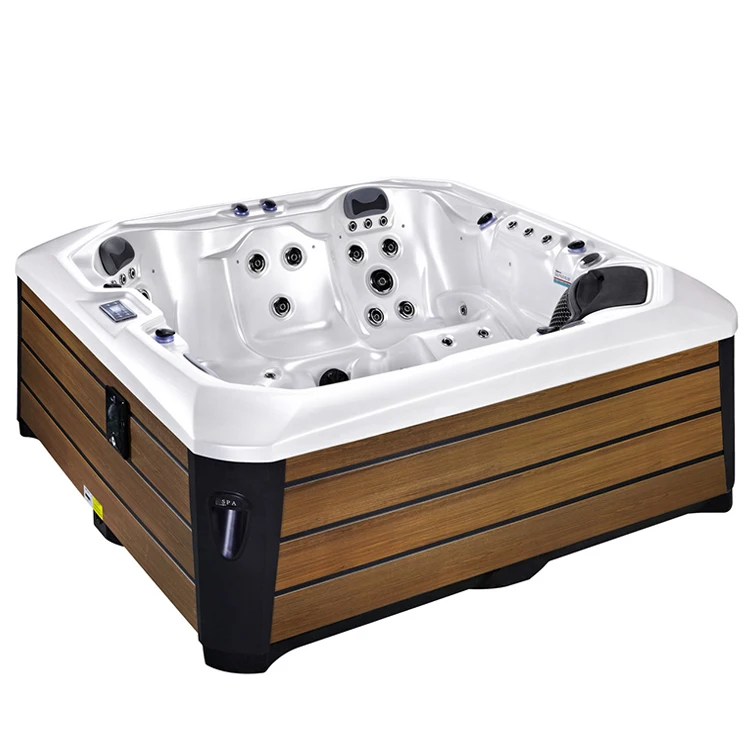 Top Sale Sunrans Spa whirlpool bathtubs outdoor spa bath hot tub for 5 person