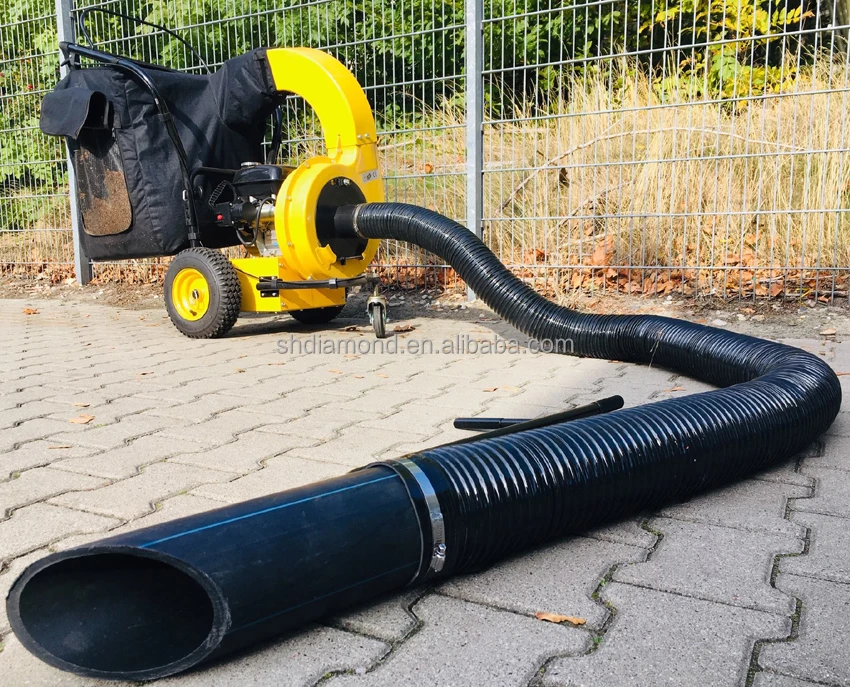 6.5HP self-propelled garden vacuum/universal leaf cleaner/foliage collector/73cm work width leaf Vacuum blower w suction hose CE