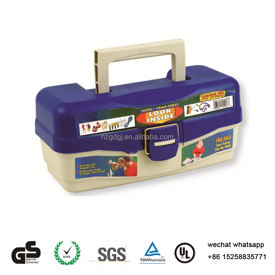GD2074 High quality portable plastic fishing tackle box