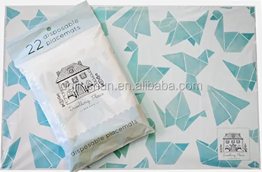 Сверхклейкие одноразовые салфетки для детского стола с индивидуальным принтом