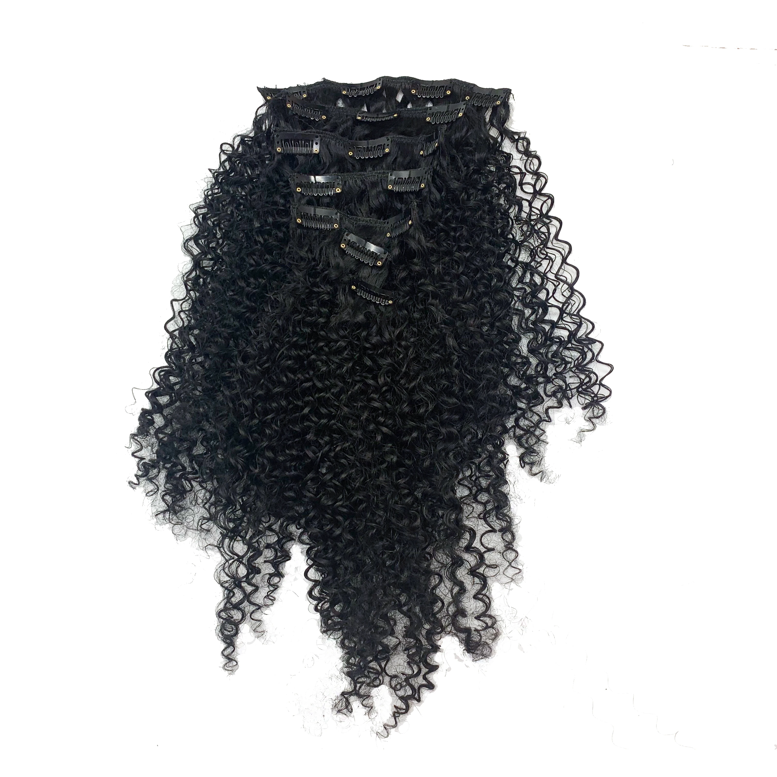 Kinky curly clip in hair extension from Youtube sexy afro curly hair extension