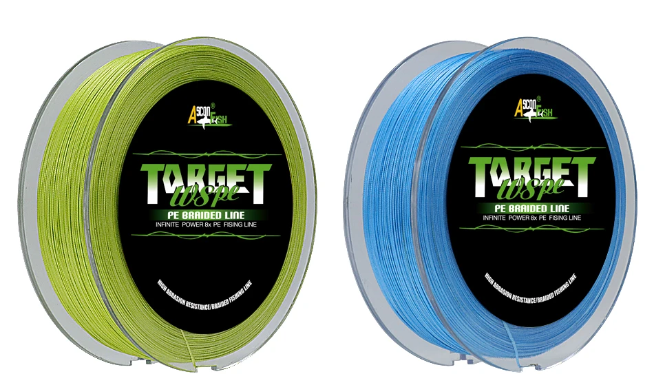 Super Power and Abrasion Resistant Braided Fishing Line PE Braided 6LB-300LB 8 strands surfcasting fishing line