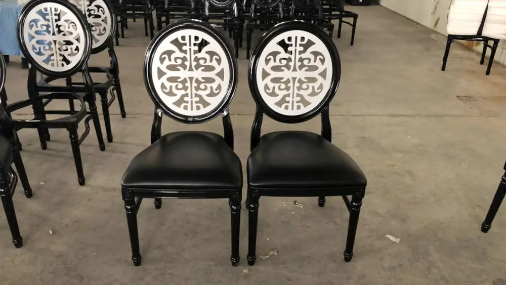 Factory White Wood plastic outdoor crossback American Chair for wedding