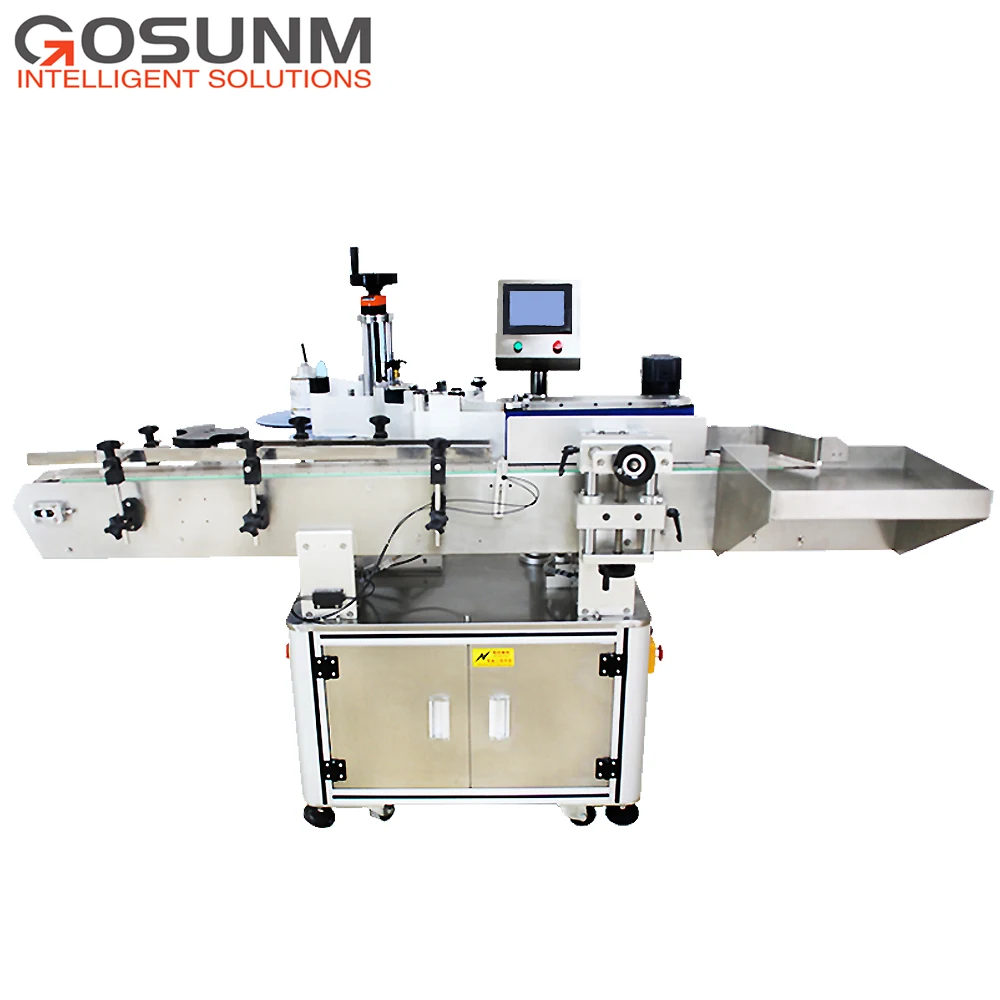GOSUNM High Quality Vertical Automatic Round Bottle Labeling Machine for sale