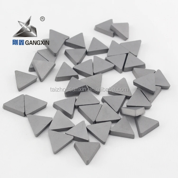 YT15/YT5 carbide tips ISO certificate1/2,3/4 triangle P30 carbide tips sanxin