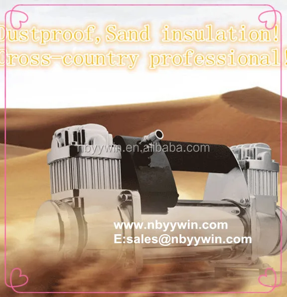 12V 4x4 4wd 150L/MIN PORTABLE EXTRA HEAVY DUTY CAR AIR COMPRESSOR TWIN CYLINDER