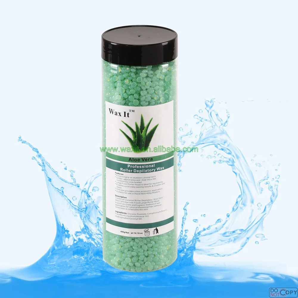 
400g Depilatory Beads Painless Hard Wax Beans for Men and Women Hair Removal 10 Flavors 