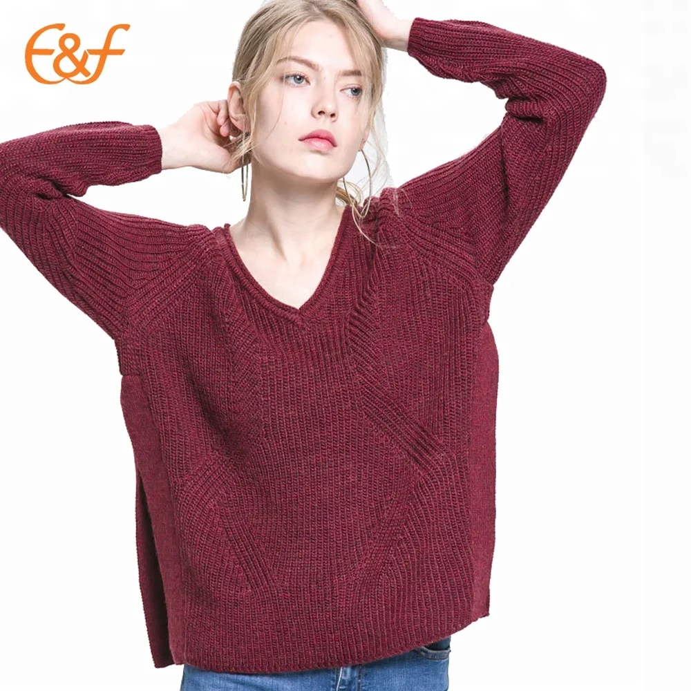 
Latest Design Korean Winter Knitwear Sweater Knitting Pattern For Women 