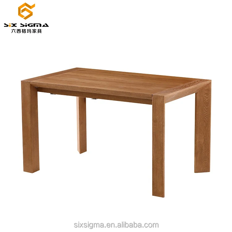 Made in China cheap modern oak wooden dining table veneer