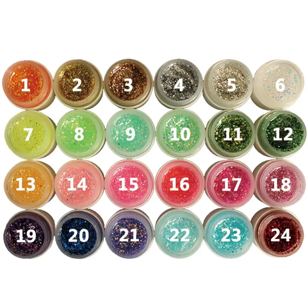 2016 beauty high quality 8ml Glitter Powder Glue Nail Polish Soak Off UV Lamp Gel new