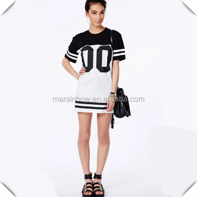 Womens Oversized Longline T Shirt Girls T Shirt Dress Hip Hop Clothing Fashion Wholesale Street wear