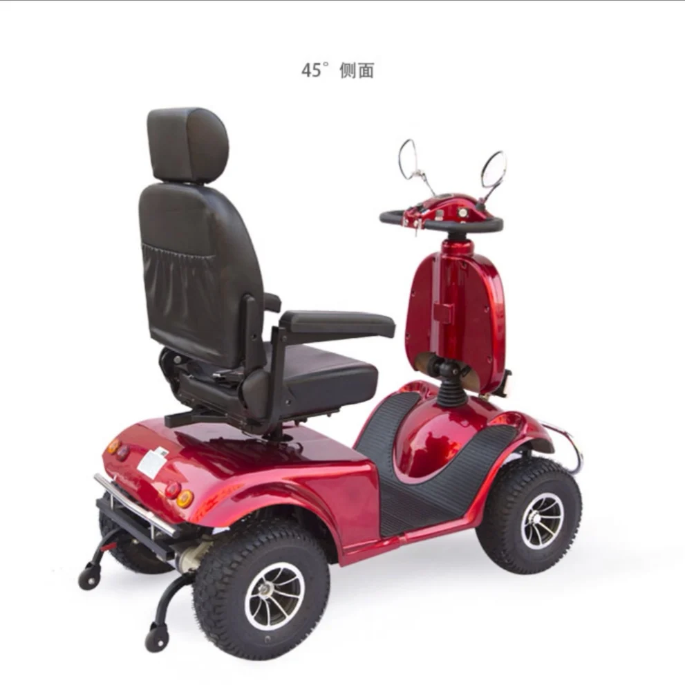 
four wheel one seat mobility scooter elder electric scooters 