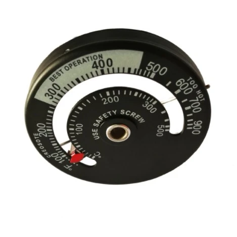 
Meter Bimetal pipe Temperature Measurement Stove Thermometer 