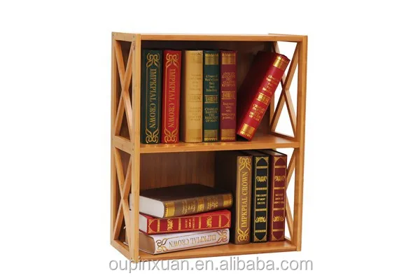 New design movable bamboo bookcase /mobile bookcase