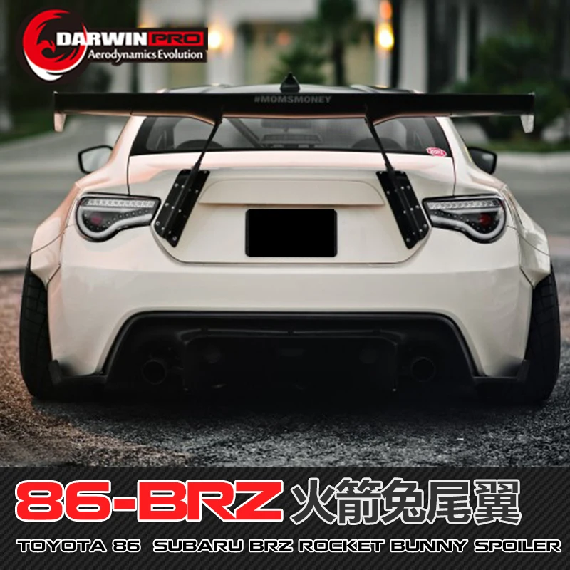 RBUNNY 2 style trunk rear spoiler GT wing FOR 12-16 GT86 FRS BRZ Greddy