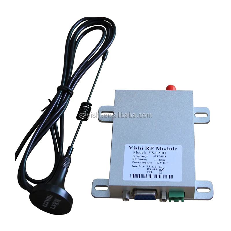 433MHz RS232 Data Transceiver 5W 10km USB Industrial Wireless Remote Control Module, RF Wireless Transmitter and Receiver Module