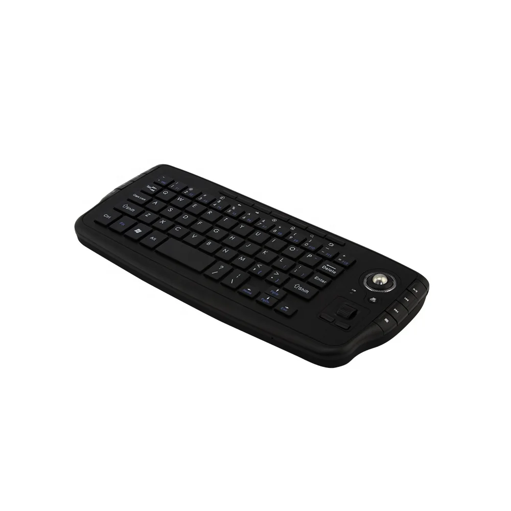 USB Portable  Wireless 2.4G Optical Keyboard Trackball Mice Mouse for Laptop PC