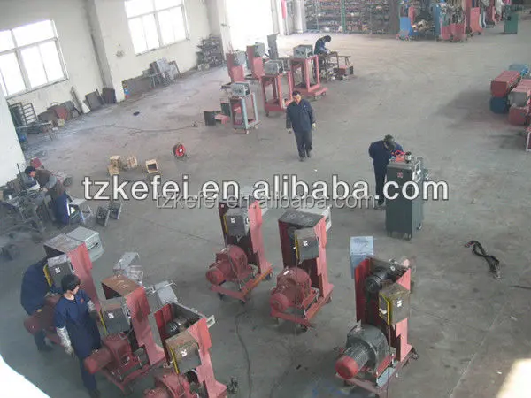 Lab use boom type plastic recycling granule making machine / pelletizer