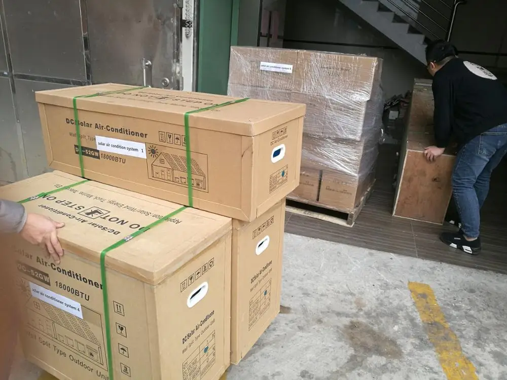 Solar Powered System 48V DC 12000BTU/1HP Solar Air Conditioner for Daily Home Use